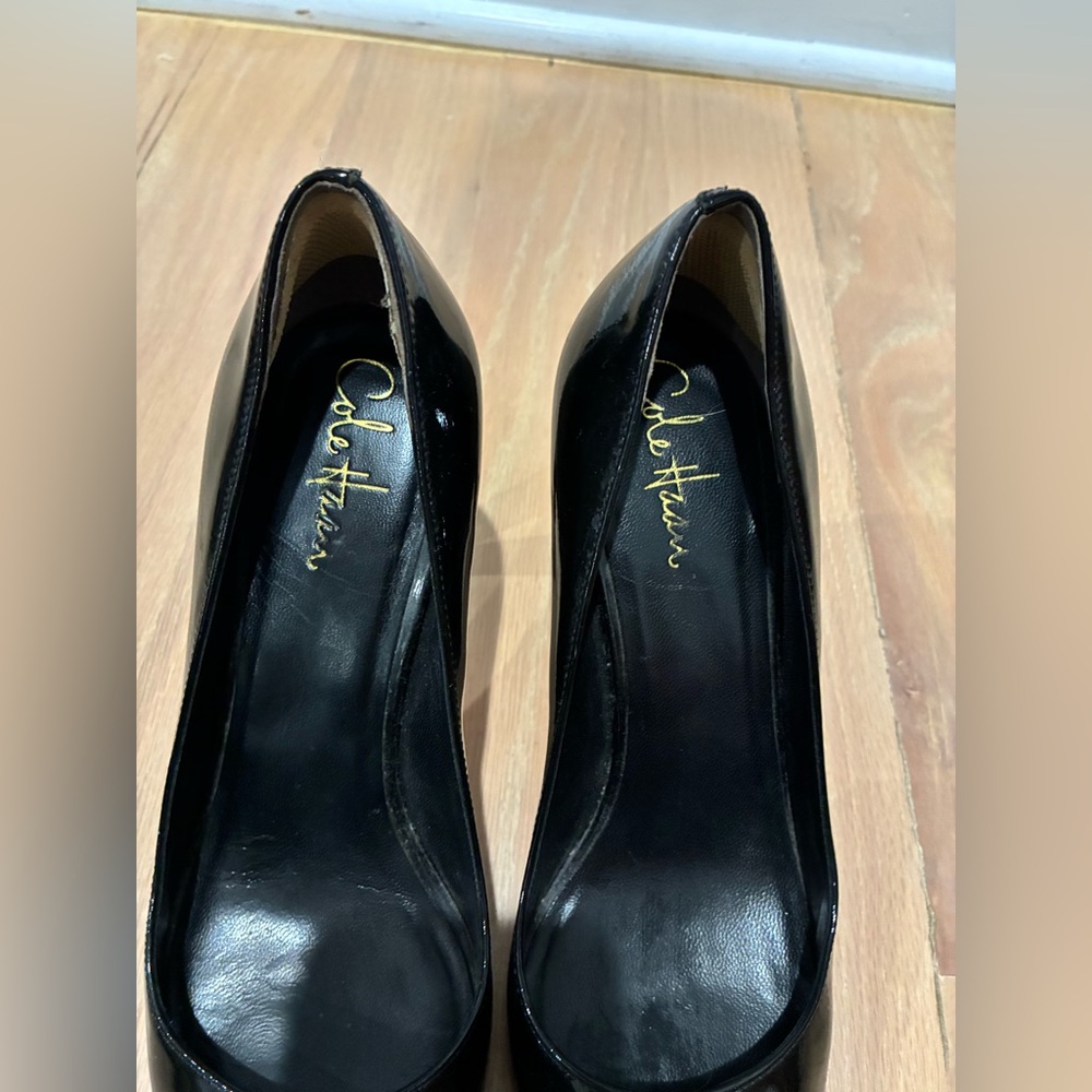 Cole Haan Black Leather Heels